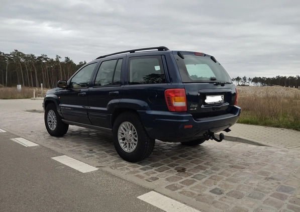 Jeep Grand Cherokee cena 16700 przebieg: 236000, rok produkcji 2001 z Świnoujście małe 596